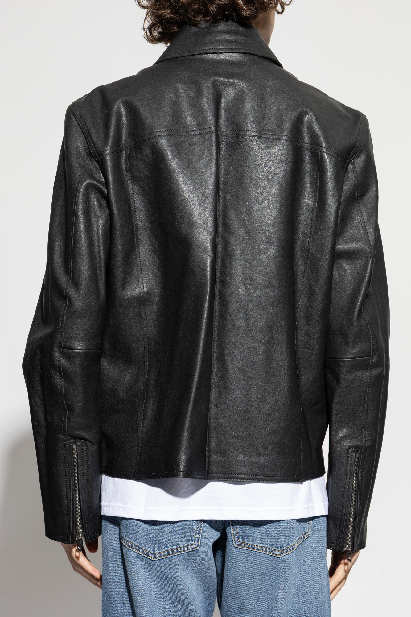 Diesel Leather jacket `L-KORN-WRD` | Men's | Vitkac